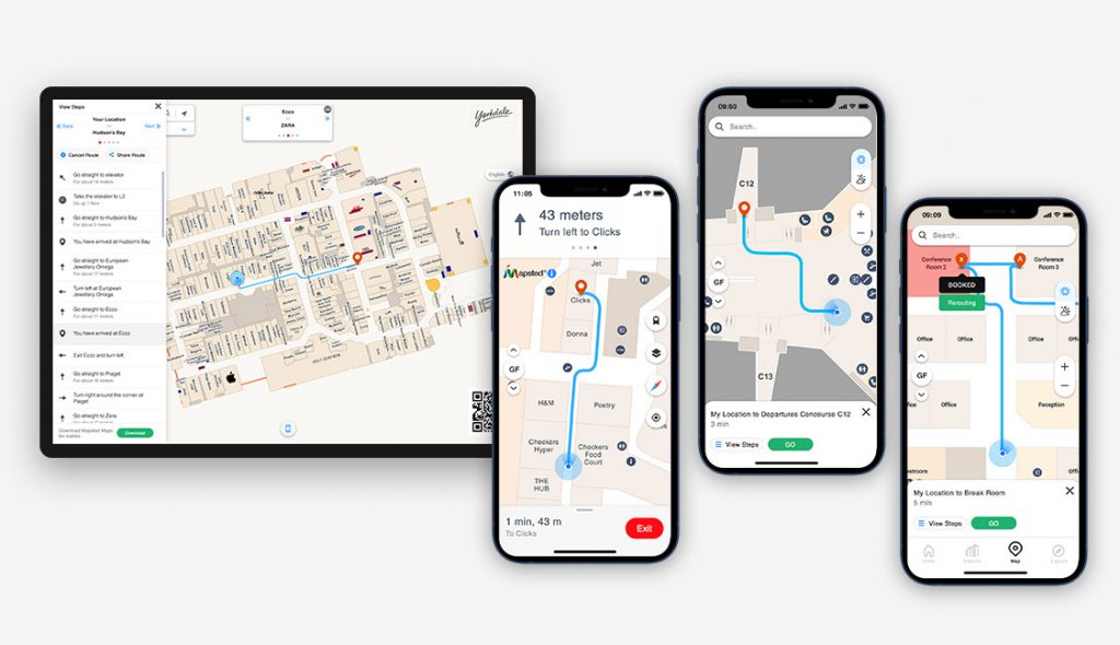 Point Inside: Indoor Map Application for the IPhone and Android