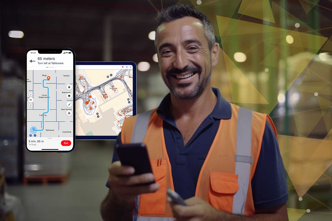 indoor positioning system for warehouse